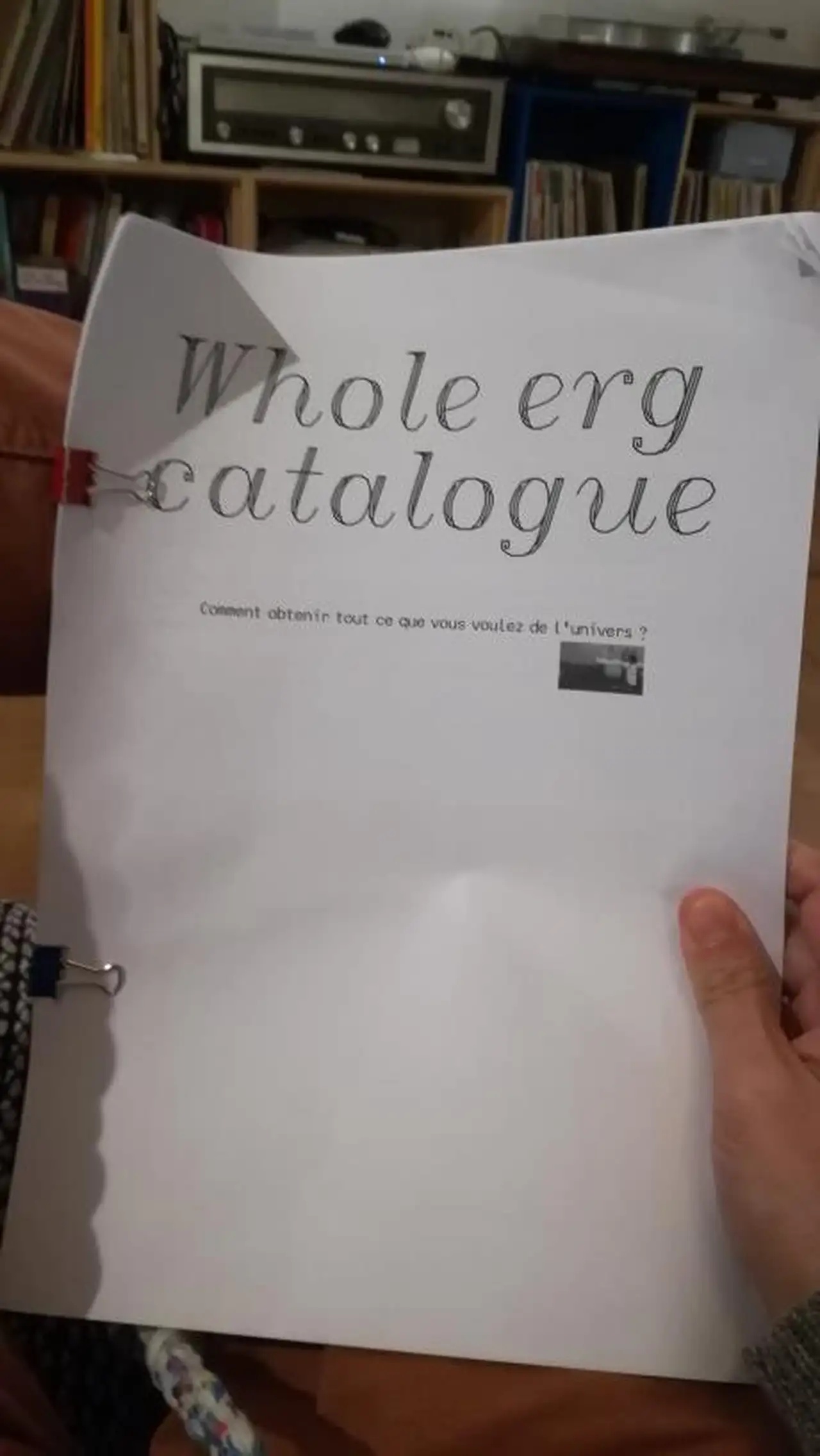 Workshop at erg, Brussels