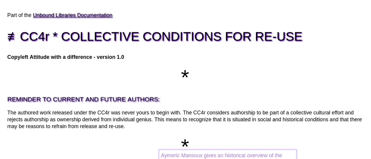 Screenshot of the website