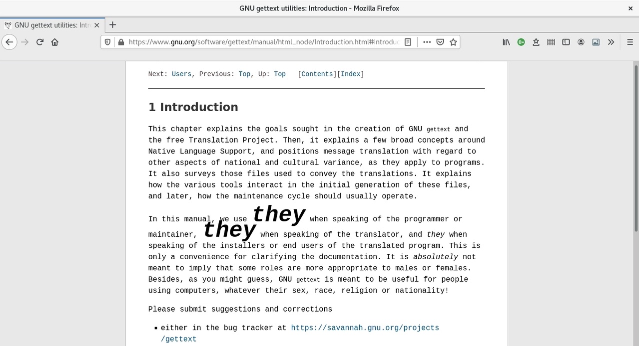 Screenshot of Read the Feminist Manual by Mara Karagianni