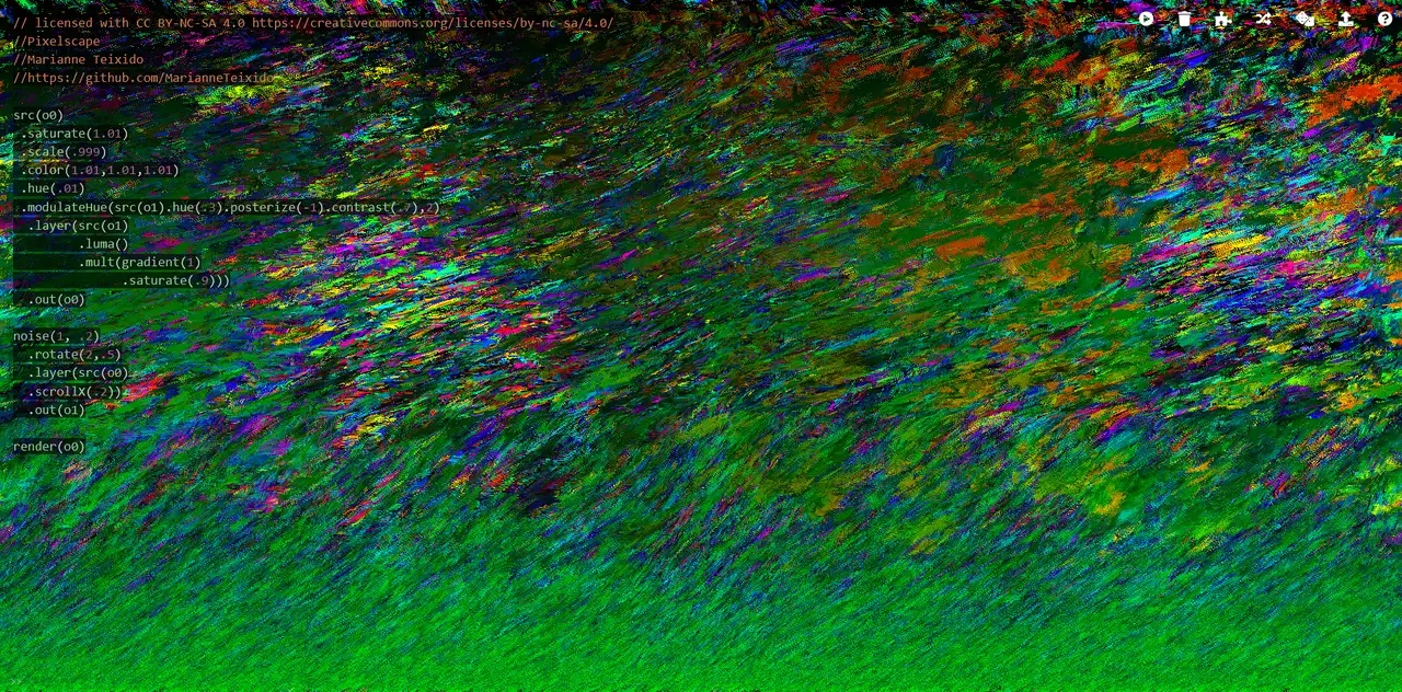 Pixelscape Hydra sketch by Marianne Teixido