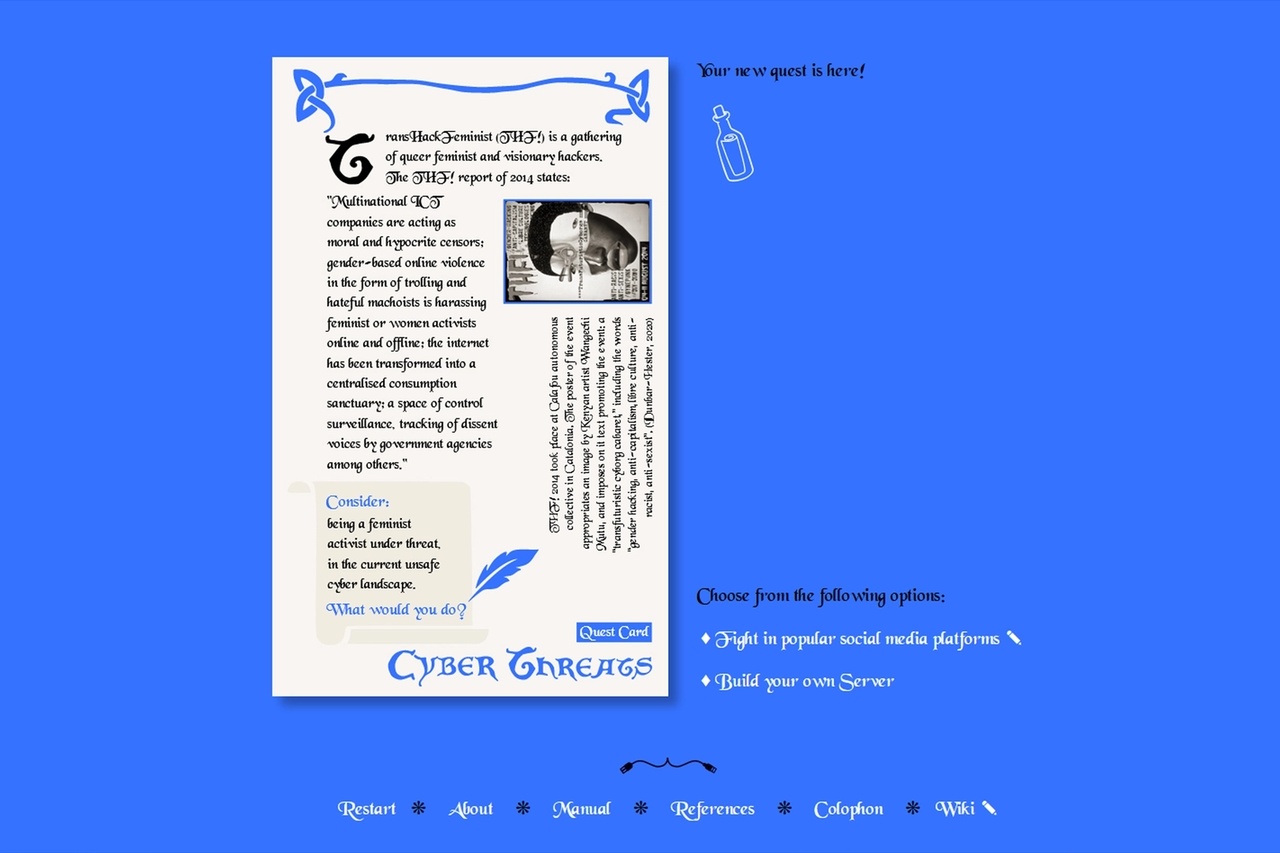 Quest Card, Syster Papyri Magicae by Artemis Gryllaki