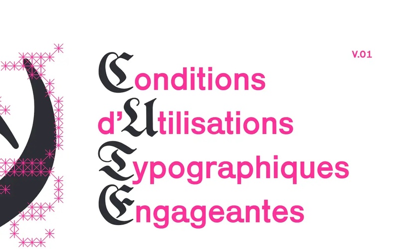 Conditions d'utilisations typographiques engageantes (CUTE)