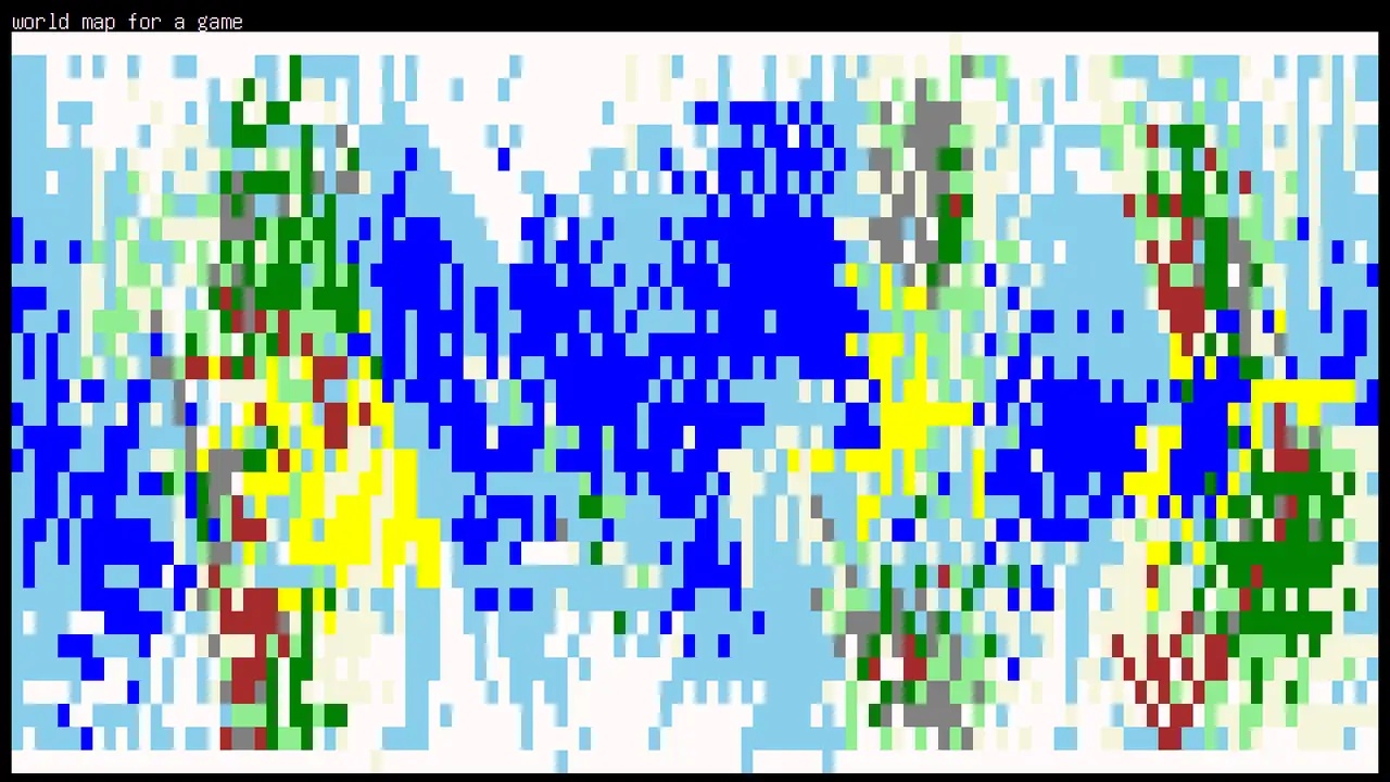 World map for a game, visual made with Dactyloplodocus